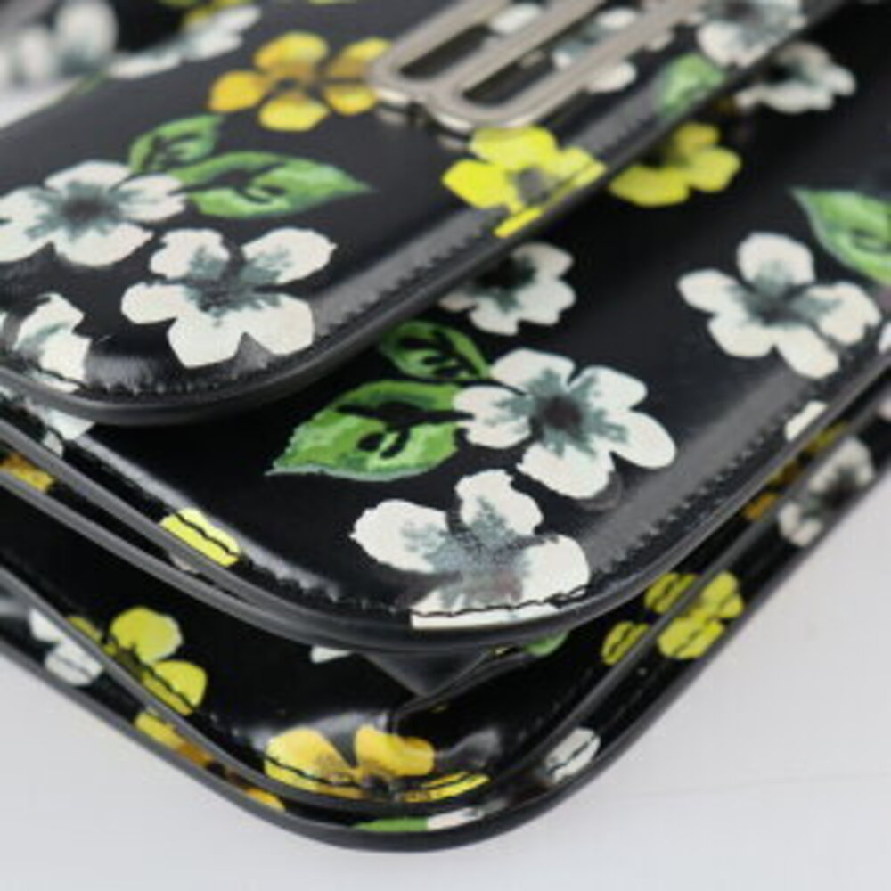BALENCIAGA GOSSIP BAG SML shoulder black multicolored leather flower logo - Picture 5 of 9